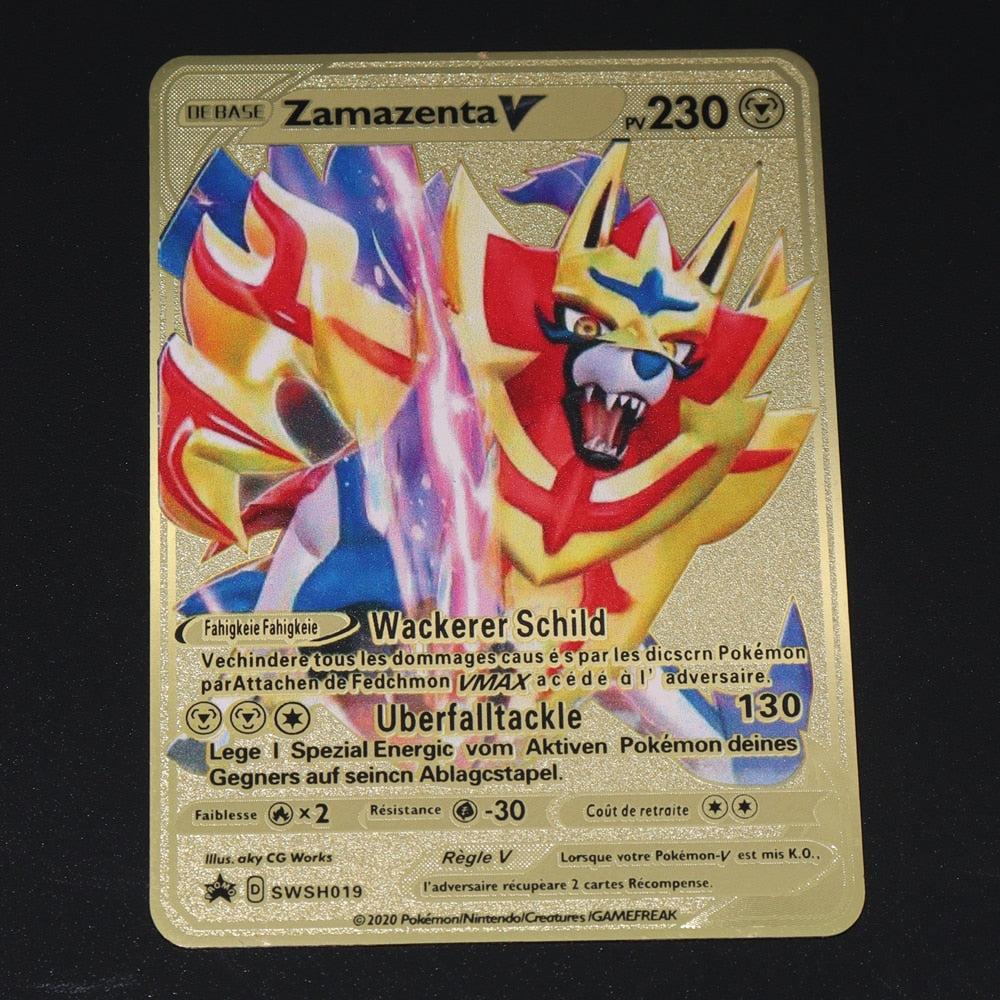 CARTA CHARIZARD DE METAL! ZACIAN SHINY e PIKACHU GIGANTE